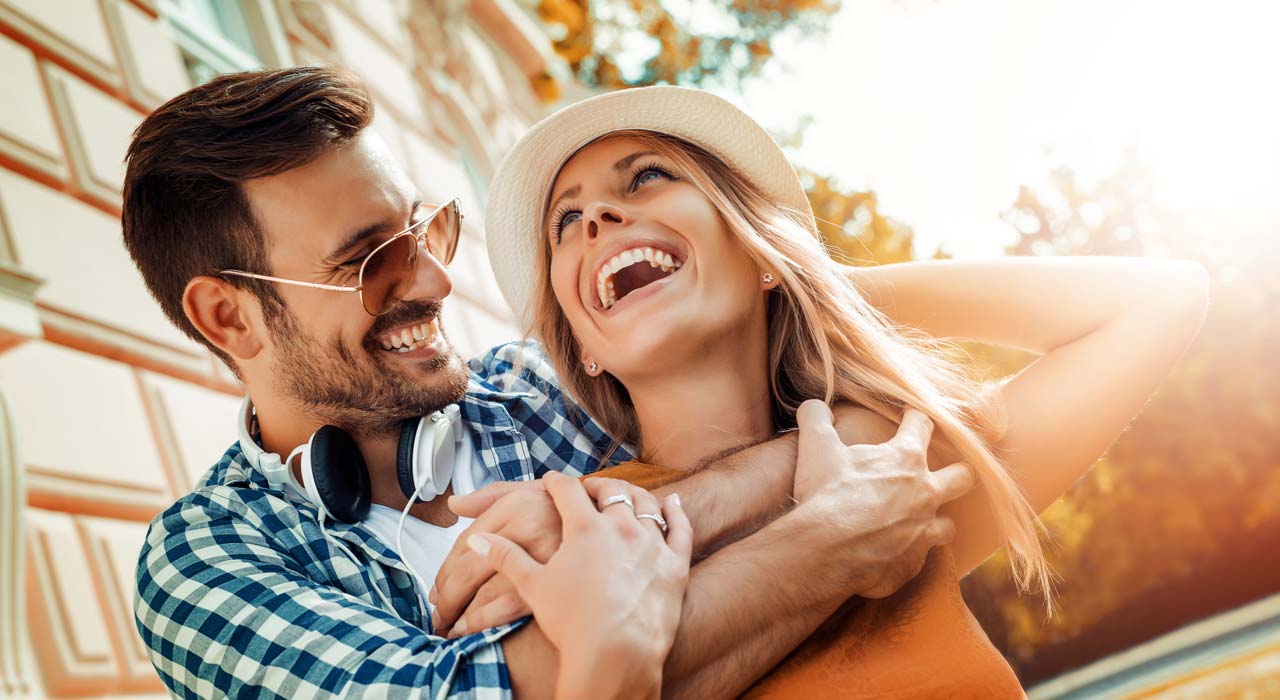 Happy Couple after Oral Cancer Screening