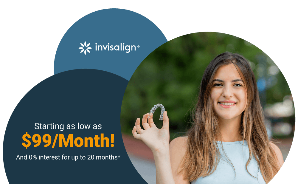 Invisalign As Low As $99 Dollars Per Month