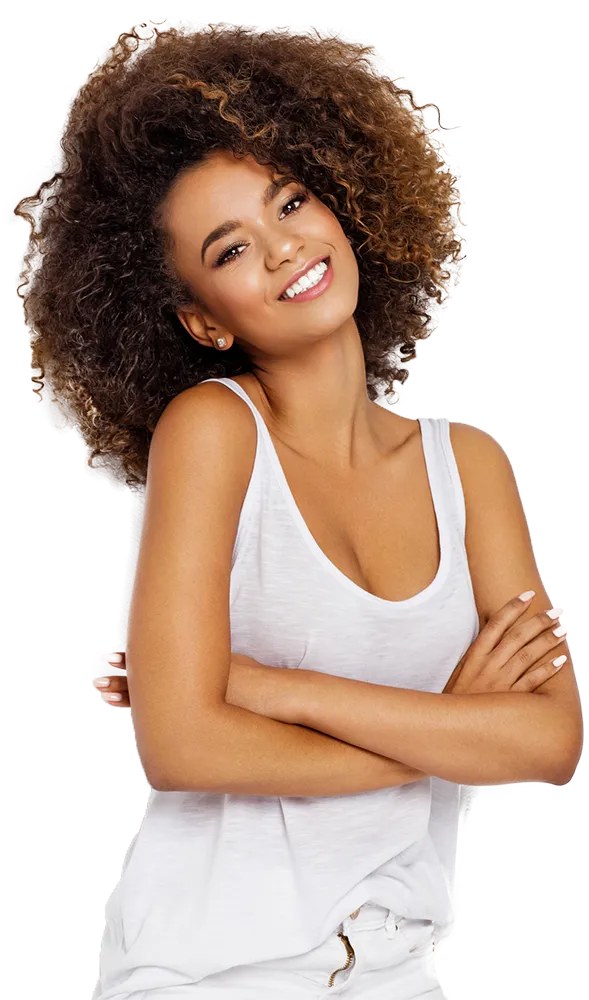 Teenager Smiling with Beautiful Straight Teeth